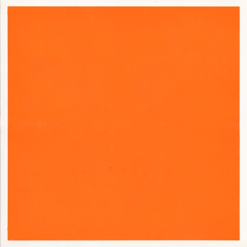 Matte gouache poster painting in deep navy, warm cream, and burnt orange, with abstract shapes suggesting a relaxed evening atmosphere.